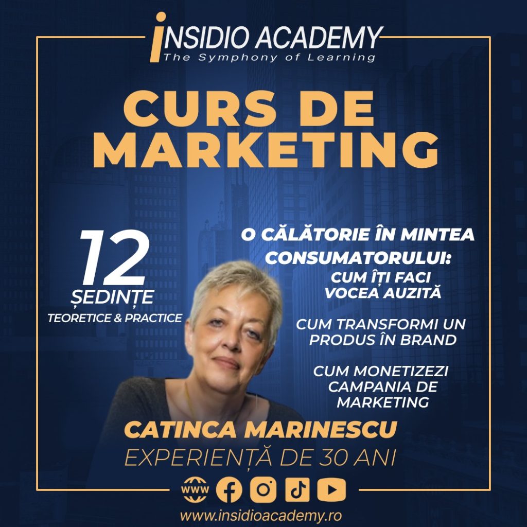 curs de marketing- cu Cristina Marinescu